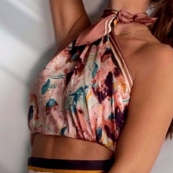 Zara 3-in-1 Limited Edition Printed Silk Hankerchief Dress - Picture 5 of 16